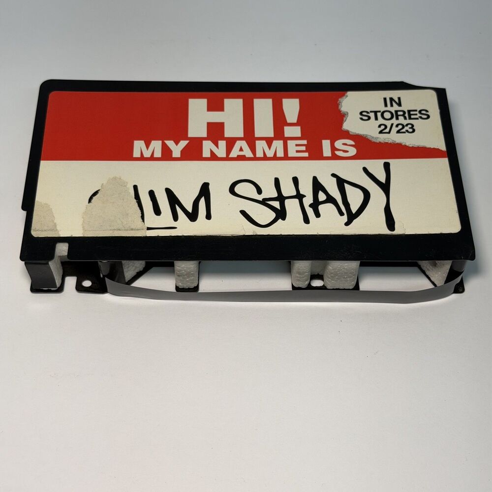 Rare 1999 Eminem Slim Shady Promo VHS Tape My Name Is Just Don't Give A F***